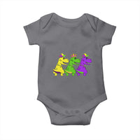 Mardi Gras Baby Onesie Kids Trex Dinos Toddler Boys