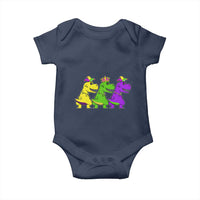 Mardi Gras Baby Onesie Kids Trex Dinos Toddler Boys