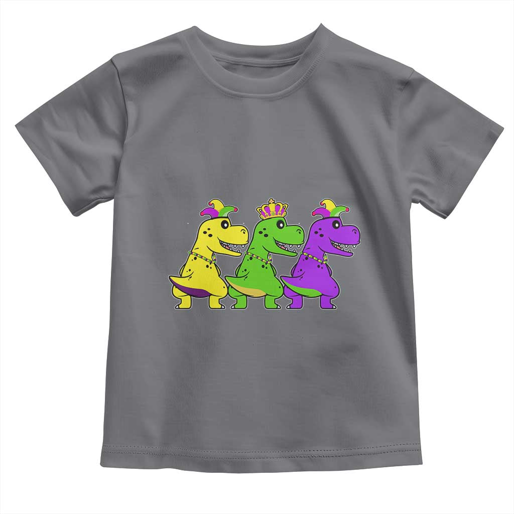 Mardi Gras Toddler T Shirt Kids Trex Dinos Toddler Boys