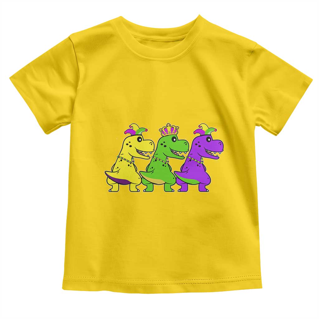 Mardi Gras Toddler T Shirt Kids Trex Dinos Toddler Boys