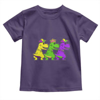 Mardi Gras Toddler T Shirt Kids Trex Dinos Toddler Boys