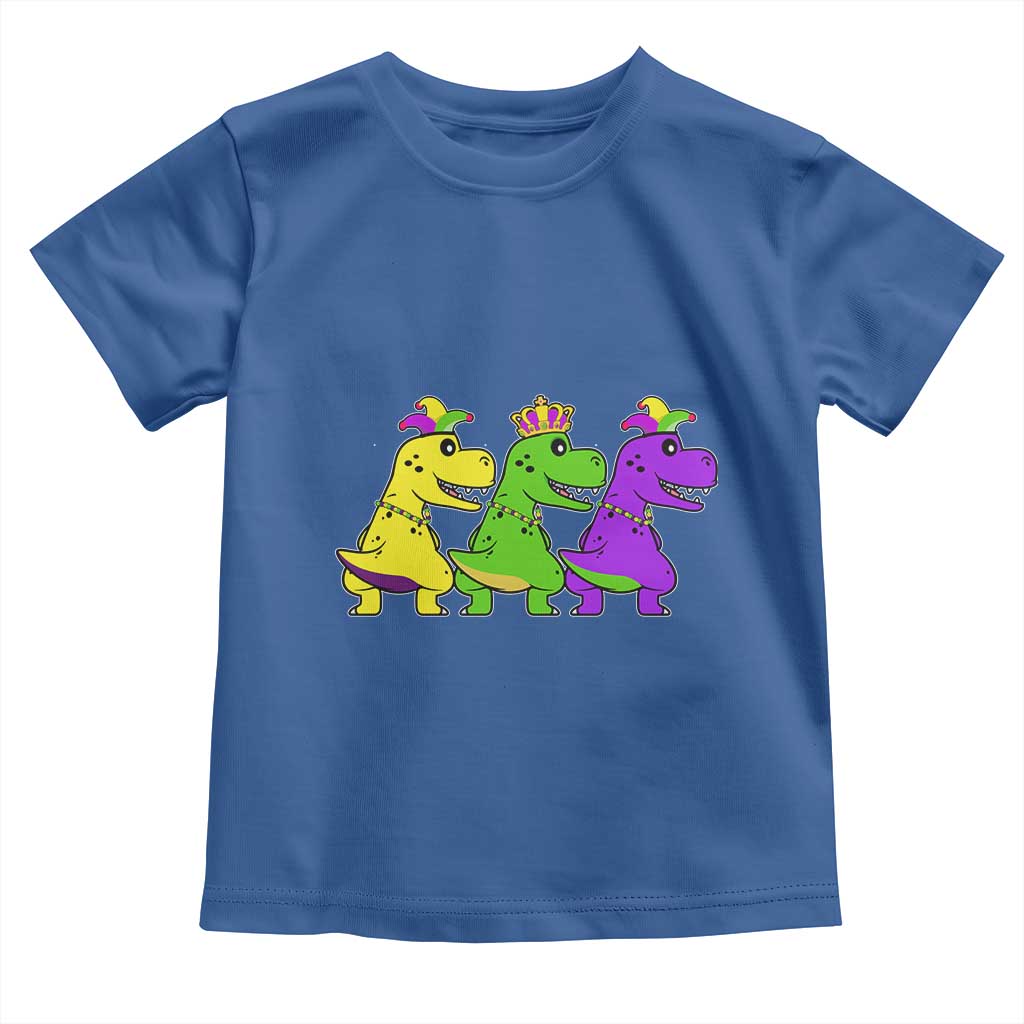 Mardi Gras Toddler T Shirt Kids Trex Dinos Toddler Boys
