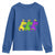 Mardi Gras Youth Sweatshirt Kids Trex Dinos Toddler Boys