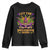 Let The Shenanigans Begin Mardi Gras Youth Sweatshirt Masquerade Mask Beads