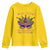 Let The Shenanigans Begin Mardi Gras Youth Sweatshirt Masquerade Mask Beads
