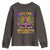 Let The Shenanigans Begin Mardi Gras Youth Sweatshirt Masquerade Mask Beads