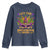 Let The Shenanigans Begin Mardi Gras Youth Sweatshirt Masquerade Mask Beads