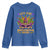 Let The Shenanigans Begin Mardi Gras Youth Sweatshirt Masquerade Mask Beads