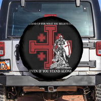 Catholic Knight Templar Crusader Cross Spare Tire Cover Kingdom Of Jerusalem