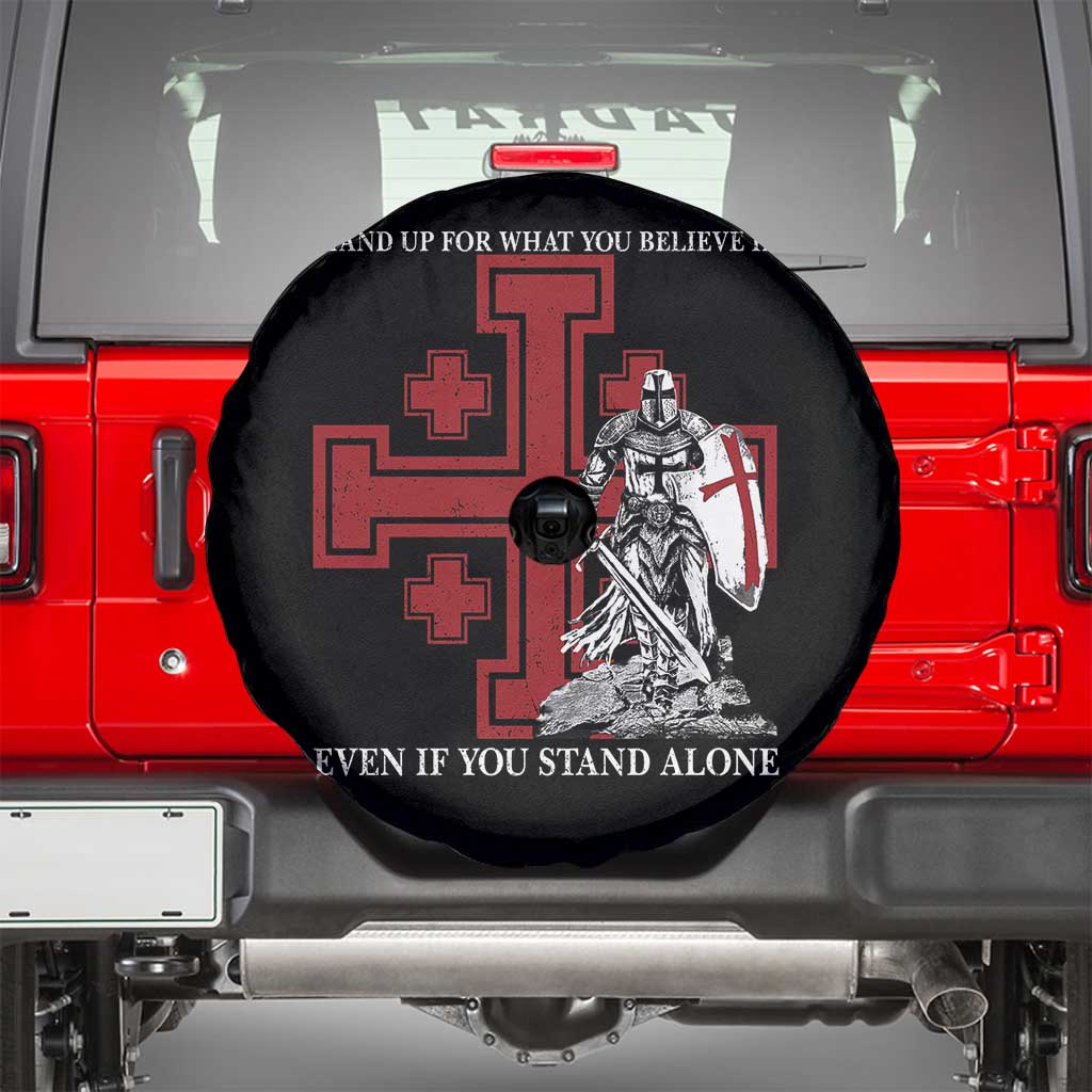 Catholic Knight Templar Crusader Cross Spare Tire Cover Kingdom Of Jerusalem