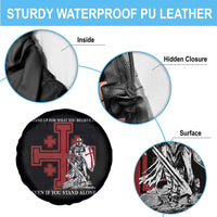 Catholic Knight Templar Crusader Cross Spare Tire Cover Kingdom Of Jerusalem