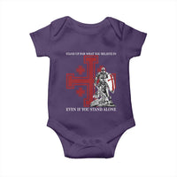 Catholic Knight Templar Crusader Cross Baby Onesie Kingdom Of Jerusalem