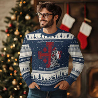 Catholic Knight Templar Crusader Cross Ugly Christmas Sweater Kingdom Of Jerusalem