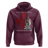 Catholic Knight Templar Crusader Cross Hoodie Kingdom Of Jerusalem