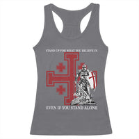 Catholic Knight Templar Crusader Cross Racerback Tank Top Kingdom Of Jerusalem