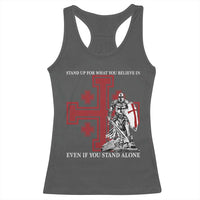 Catholic Knight Templar Crusader Cross Racerback Tank Top Kingdom Of Jerusalem