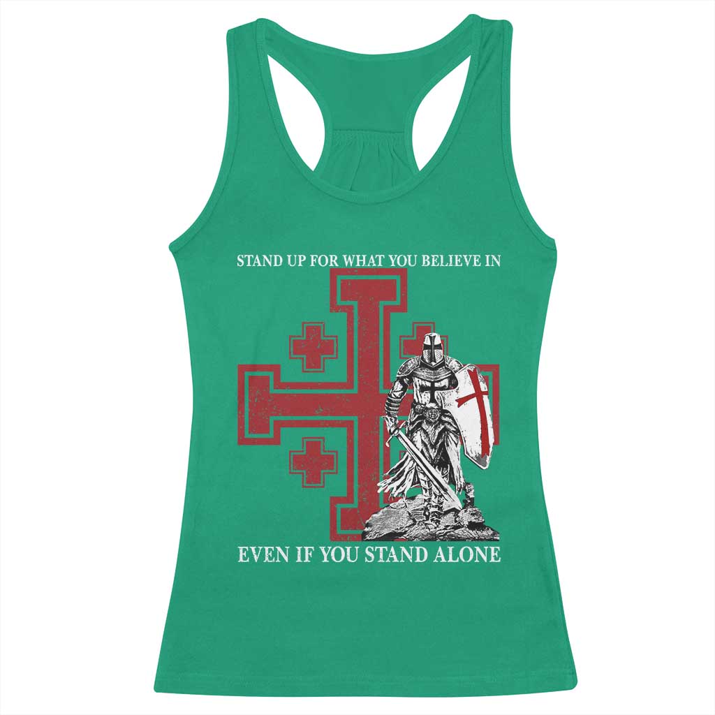 Catholic Knight Templar Crusader Cross Racerback Tank Top Kingdom Of Jerusalem