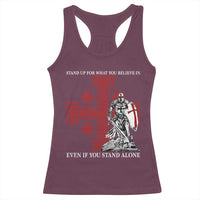 Catholic Knight Templar Crusader Cross Racerback Tank Top Kingdom Of Jerusalem