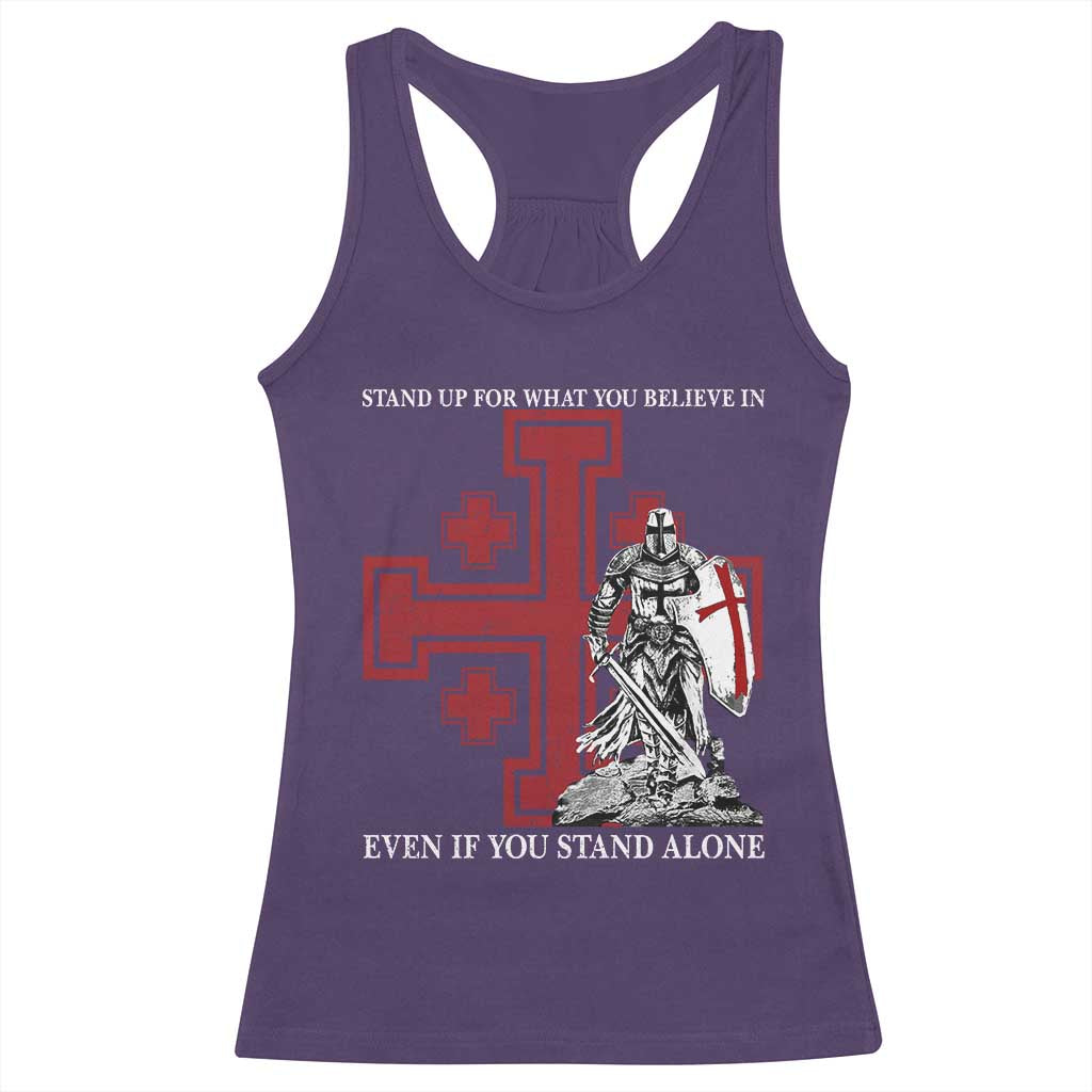 Catholic Knight Templar Crusader Cross Racerback Tank Top Kingdom Of Jerusalem