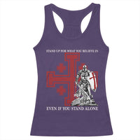 Catholic Knight Templar Crusader Cross Racerback Tank Top Kingdom Of Jerusalem