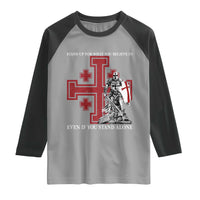 Catholic Knight Templar Crusader Cross Raglan Shirt Kingdom Of Jerusalem