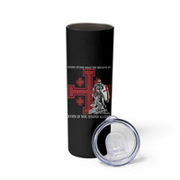 Catholic Knight Templar Crusader Cross Skinny Tumbler Kingdom Of Jerusalem