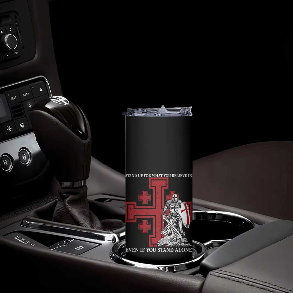 Catholic Knight Templar Crusader Cross Skinny Tumbler Kingdom Of Jerusalem