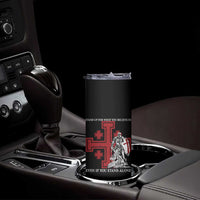Catholic Knight Templar Crusader Cross Skinny Tumbler Kingdom Of Jerusalem