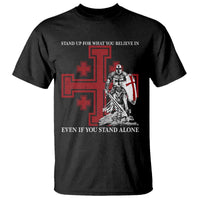 Catholic Knight Templar Crusader Cross T Shirt Kingdom Of Jerusalem