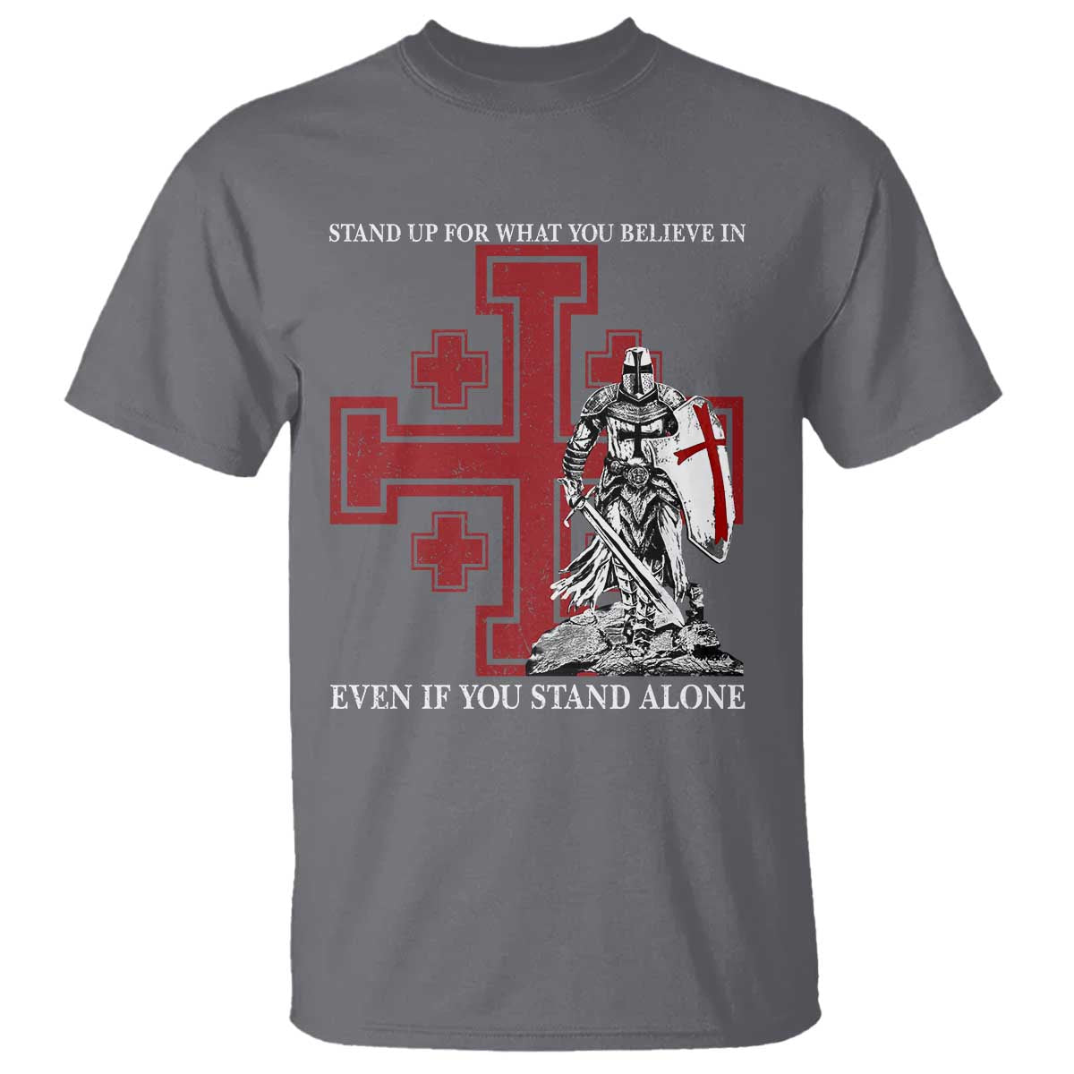 Catholic Knight Templar Crusader Cross T Shirt Kingdom Of Jerusalem