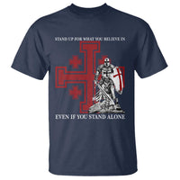 Catholic Knight Templar Crusader Cross T Shirt Kingdom Of Jerusalem