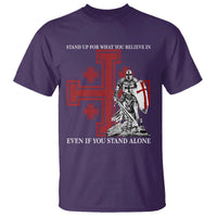 Catholic Knight Templar Crusader Cross T Shirt Kingdom Of Jerusalem