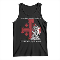 Catholic Knight Templar Crusader Cross Tank Top Kingdom Of Jerusalem