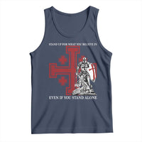Catholic Knight Templar Crusader Cross Tank Top Kingdom Of Jerusalem