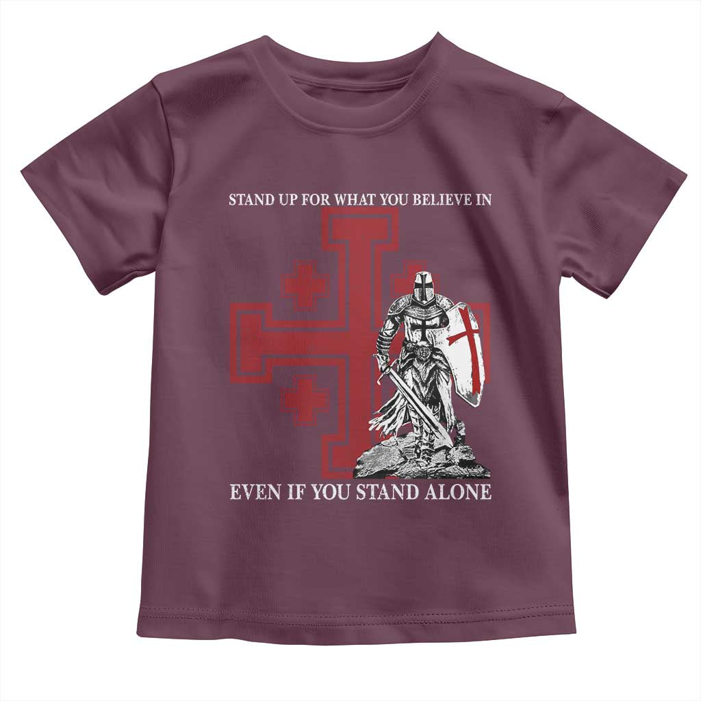 Catholic Knight Templar Crusader Cross Toddler T Shirt Kingdom Of Jerusalem