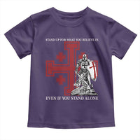 Catholic Knight Templar Crusader Cross Toddler T Shirt Kingdom Of Jerusalem