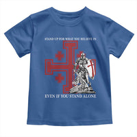 Catholic Knight Templar Crusader Cross Toddler T Shirt Kingdom Of Jerusalem