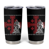 Catholic Knight Templar Crusader Cross Tumbler Cup Kingdom Of Jerusalem