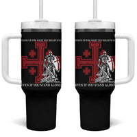 Catholic Knight Templar Crusader Cross Tumbler With Handle Kingdom Of Jerusalem