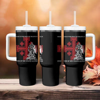 Catholic Knight Templar Crusader Cross Tumbler With Handle Kingdom Of Jerusalem
