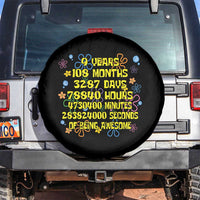 9th Birthday Gifts Spare Tire Cover Flowers Girl Son Boy 9yr 9 Year Old Bday