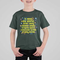 9th Birthday Gifts T Shirt For Kid Flowers Girl Son Boy 9yr 9 Year Old Bday