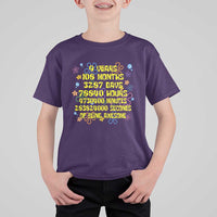 9th Birthday Gifts T Shirt For Kid Flowers Girl Son Boy 9yr 9 Year Old Bday