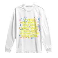 9th Birthday Gifts Long Sleeve Shirt Flowers Girl Son Boy 9yr 9 Year Old Bday