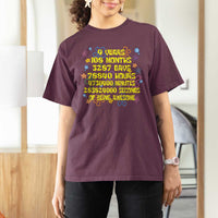 9th Birthday Gifts T Shirt For Women Flowers Girl Son Boy 9yr 9 Year Old Bday