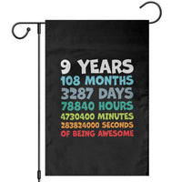 9 Year Old Bday Garden Flag Son Boy 9yr 9th Birthday Gifts