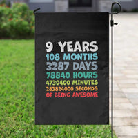 9 Year Old Bday Garden Flag Son Boy 9yr 9th Birthday Gifts