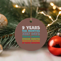 9 Year Old Bday Ceramic Ornament Son Boy 9yr 9th Birthday Gifts