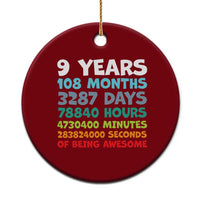 9 Year Old Bday Ceramic Ornament Son Boy 9yr 9th Birthday Gifts