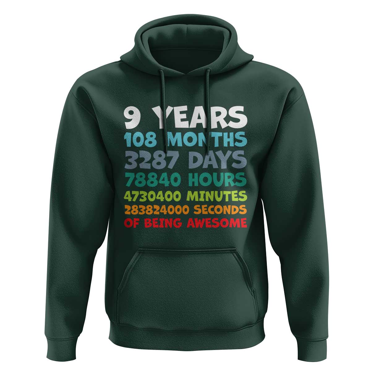 9 Year Old Bday Hoodie Son Boy 9yr 9th Birthday Gifts